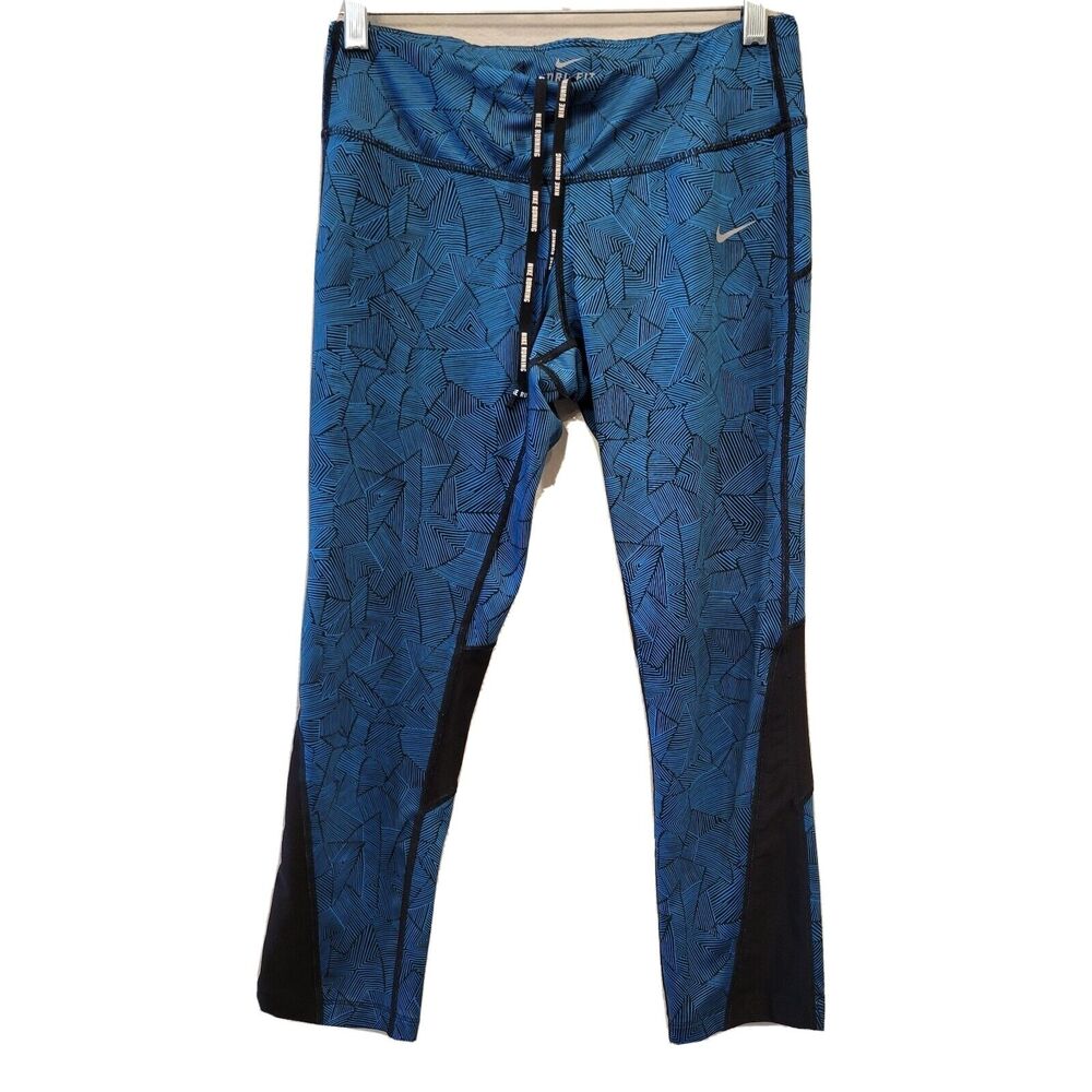 Nike Leggins Womens Blue Medium Dri-Fit